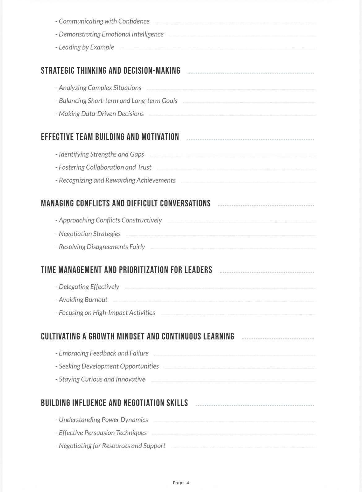 Tech-to-Management Pivot